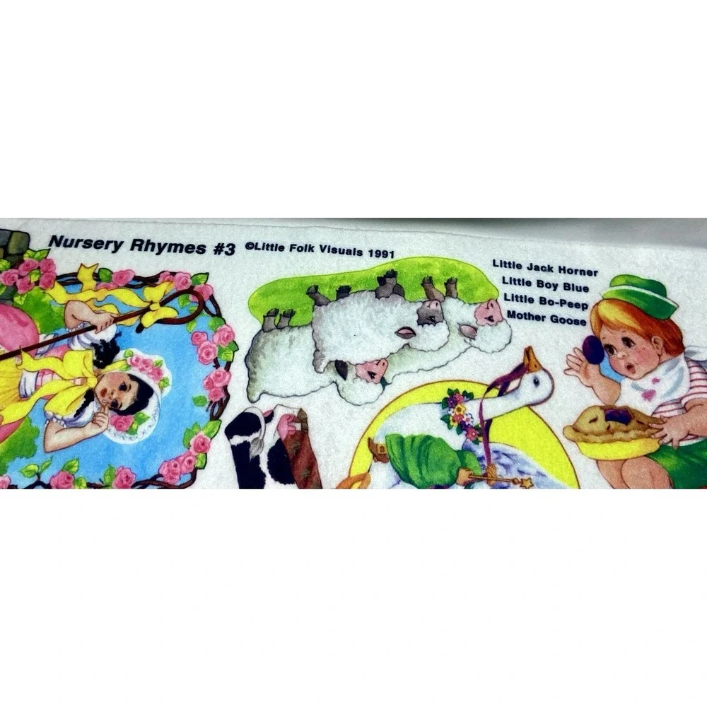 Vintage 90s Little Folks Felt Storyboards‎ x2 – Nursery Rhymes – NEW OLD STOCK